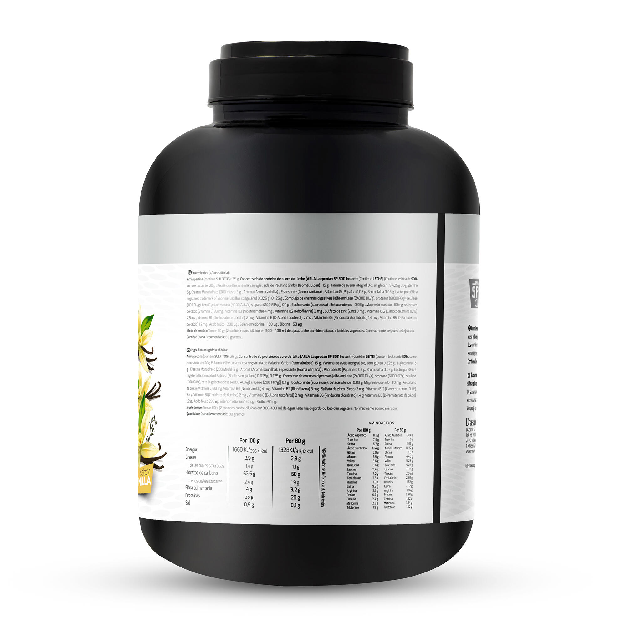 Weight Gainer Sport Live - Aumento masa muscular - Vainilla - 3Kg 2/6