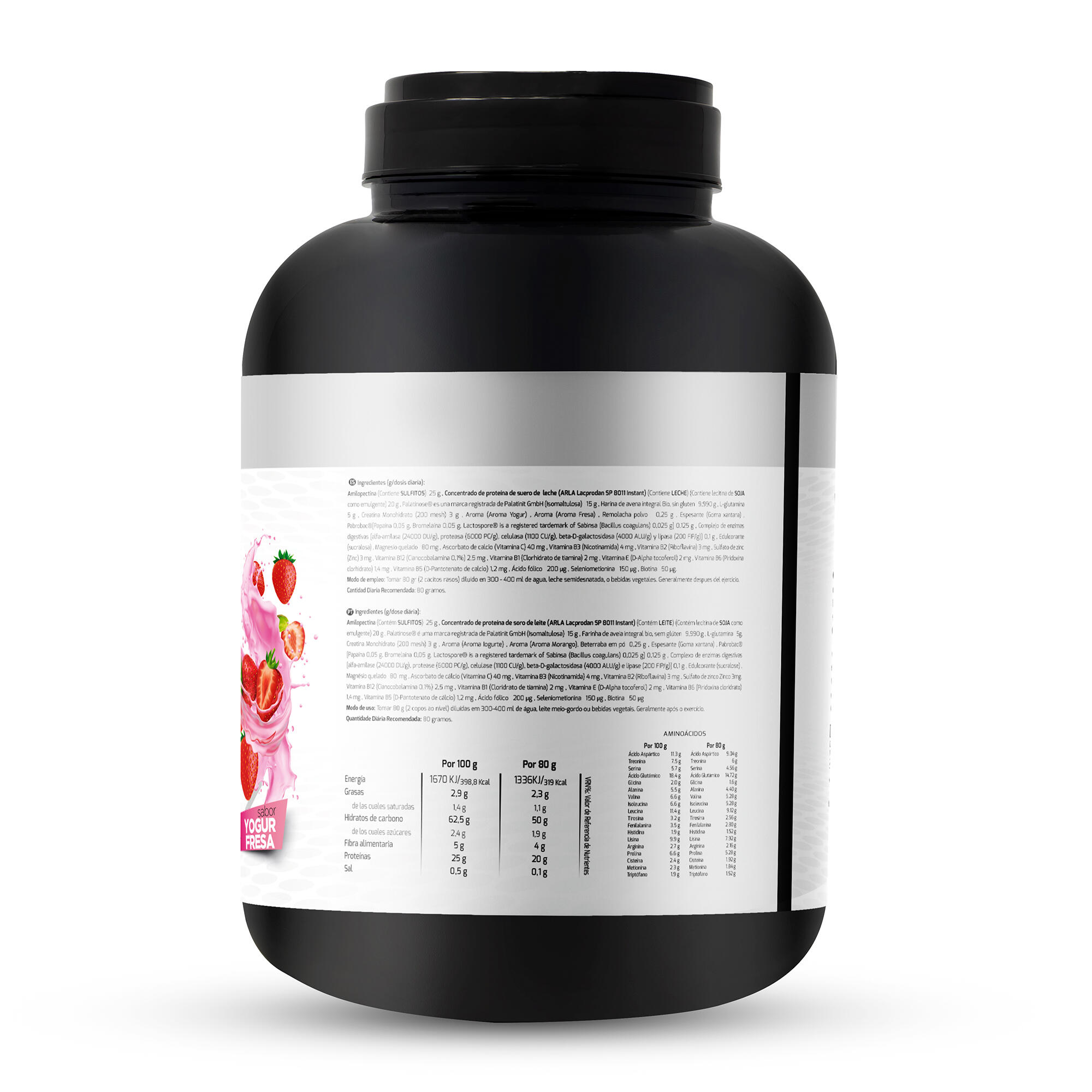 Weight Gainer Sport Live - Aumento masa muscular - Yogur Fresa - 3Kg 2/6