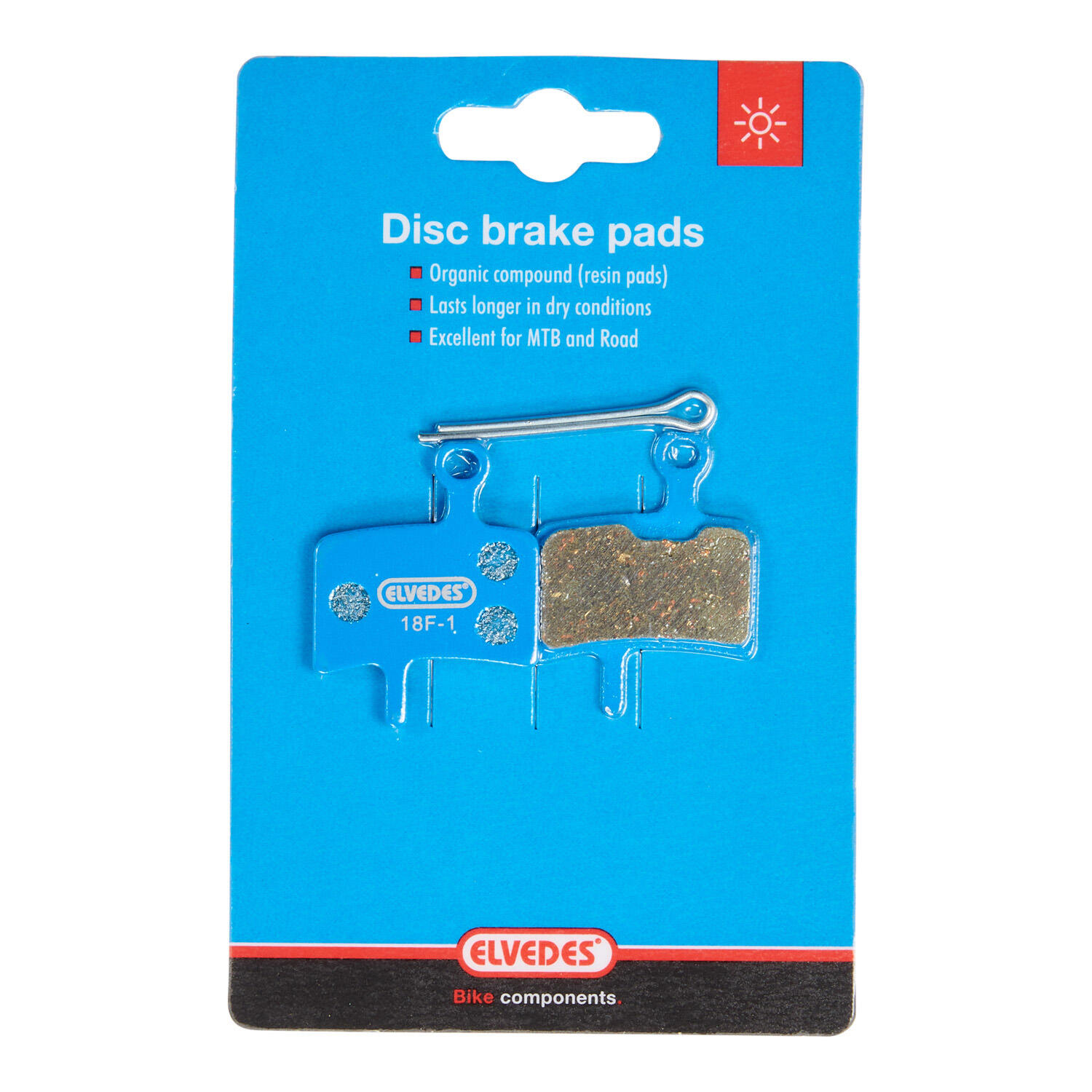 Paar biologische fietsremblokjes Elvedes Diatech Anchor / Promax DSK-910 2/4