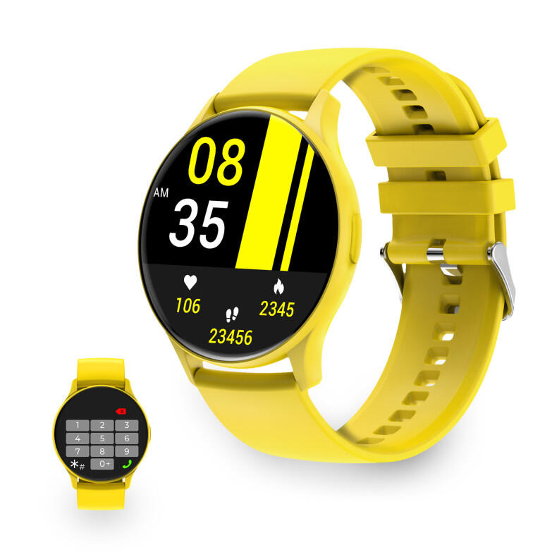 KSIX SMARTWATCH CORE AMOLED AMARELO EDIÇÃO LIMITADA