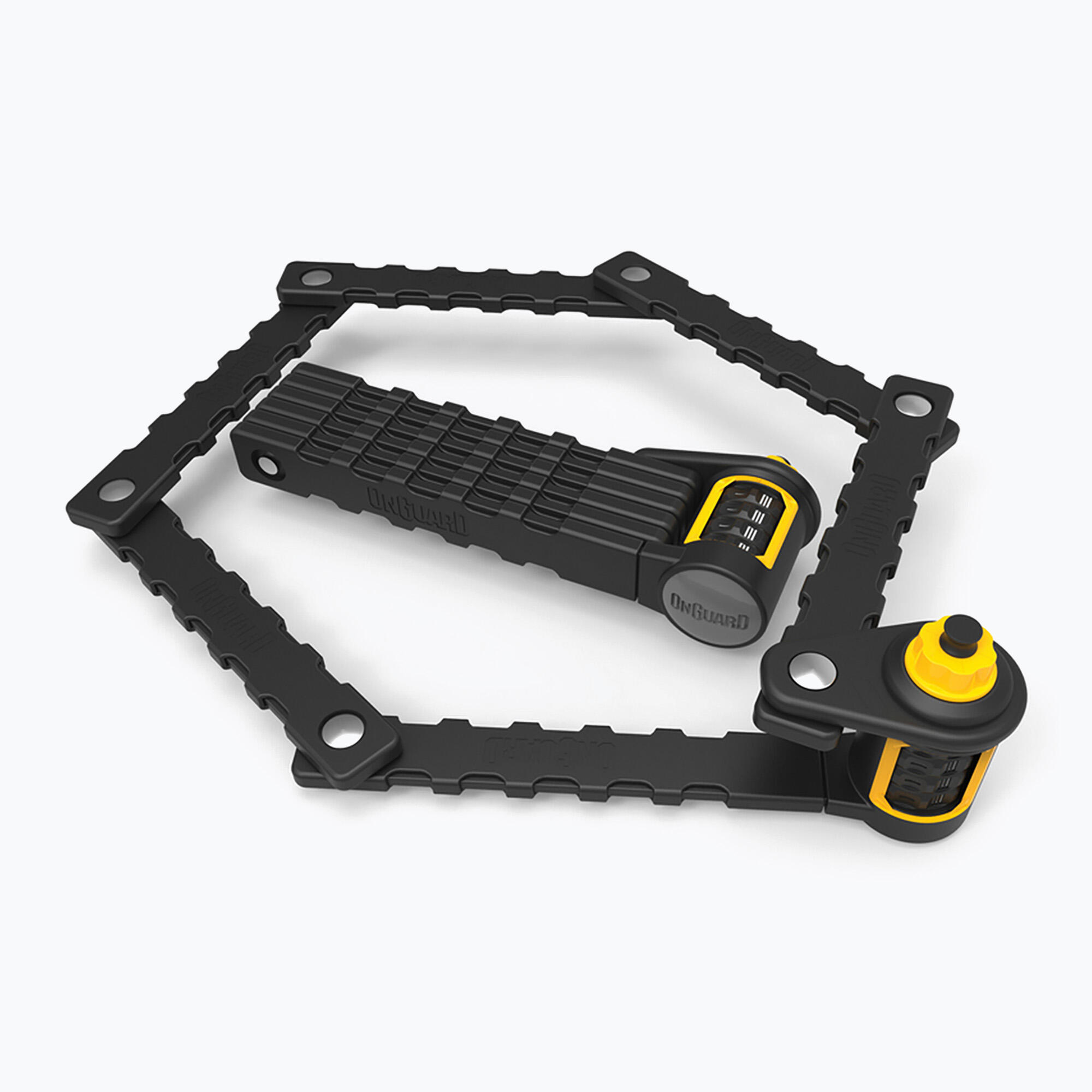 OnGuard Link Plate Lock K9 COMBO candado de bicicleta PLEGABLE 8116C COMBINACIÓN 2/2