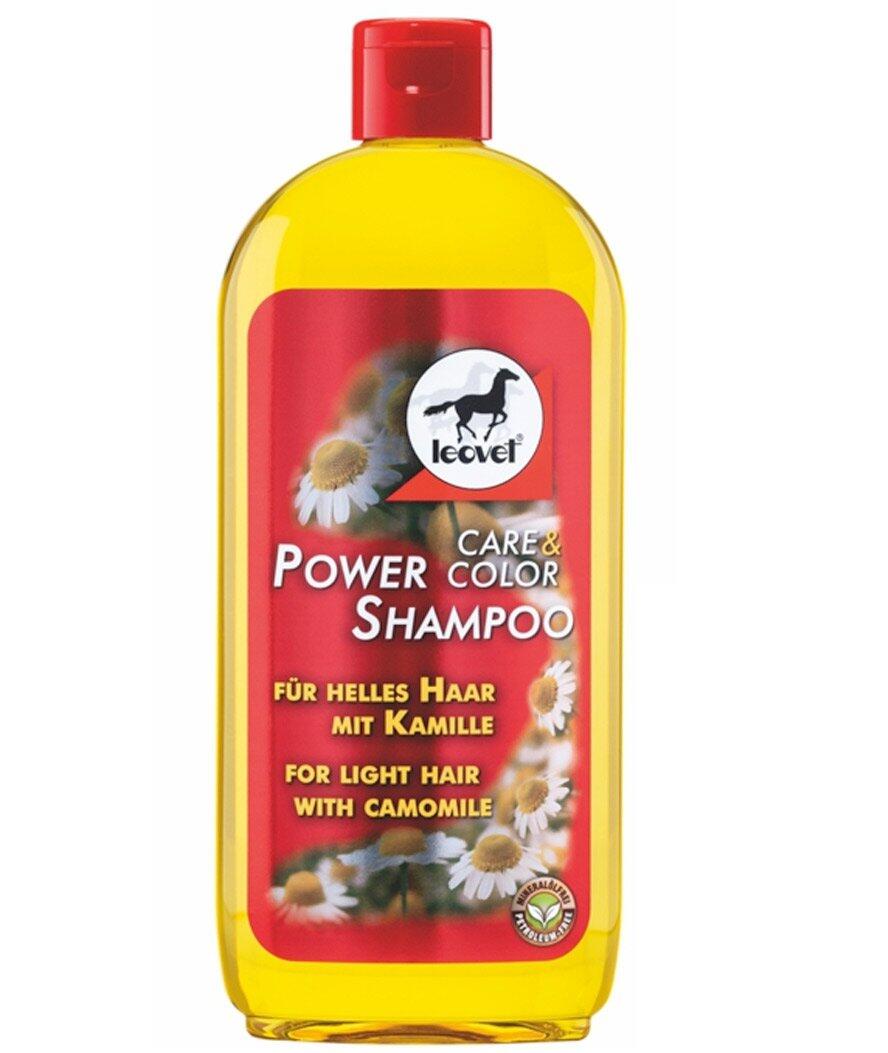 LEOVET Power shampoo Leovet con camomilla romana per cavalli dal manto chiaro 500ml