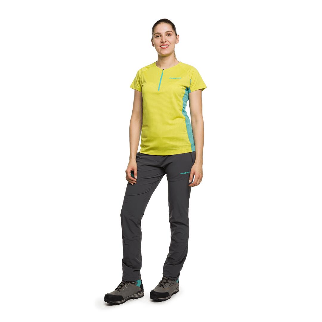 Camiseta para Mujer Trangoworld Leit Amarillo/Azul 4/6