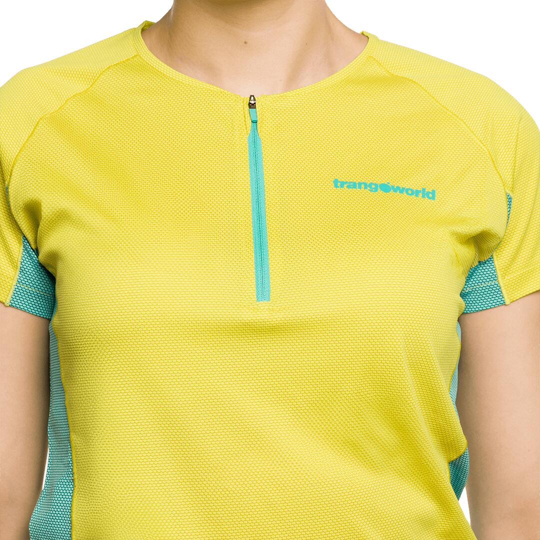 Camiseta para Mujer Trangoworld Leit Amarillo/Azul 5/6