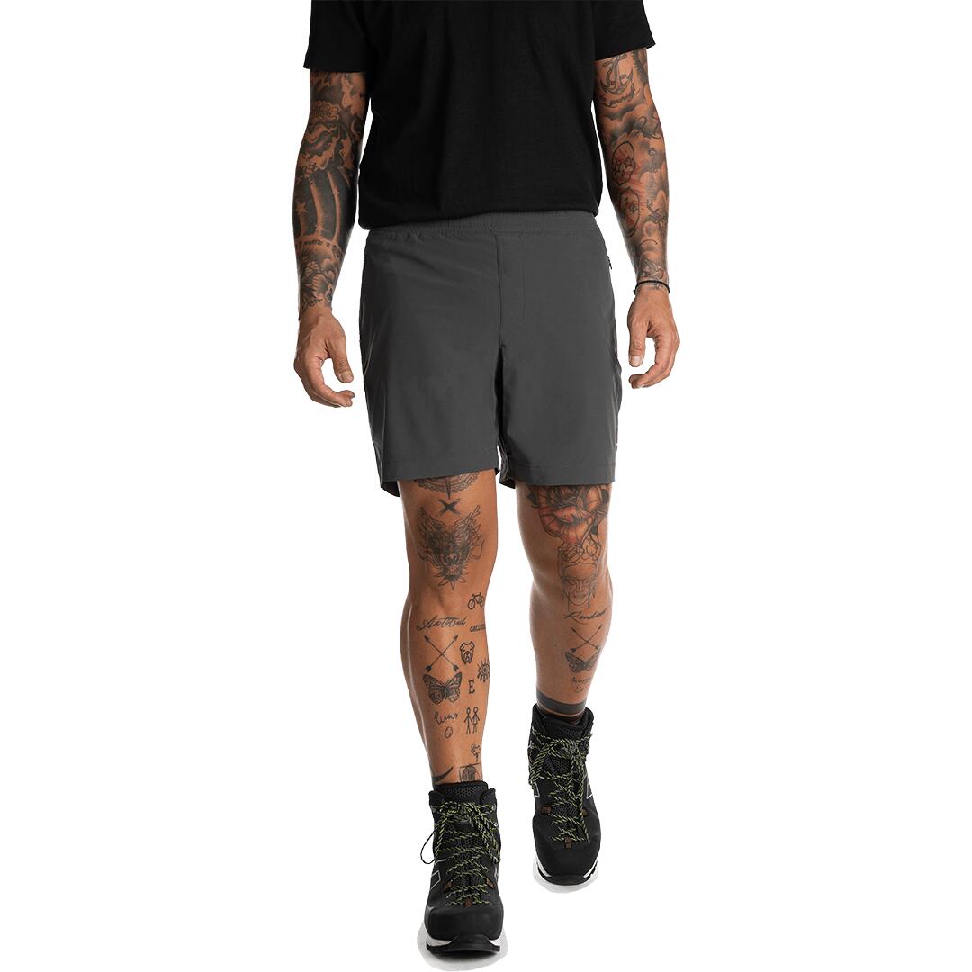 TRANGOWORLD Pantalones cortos para Hombre Trangoworld Balme Gris protección UV+30