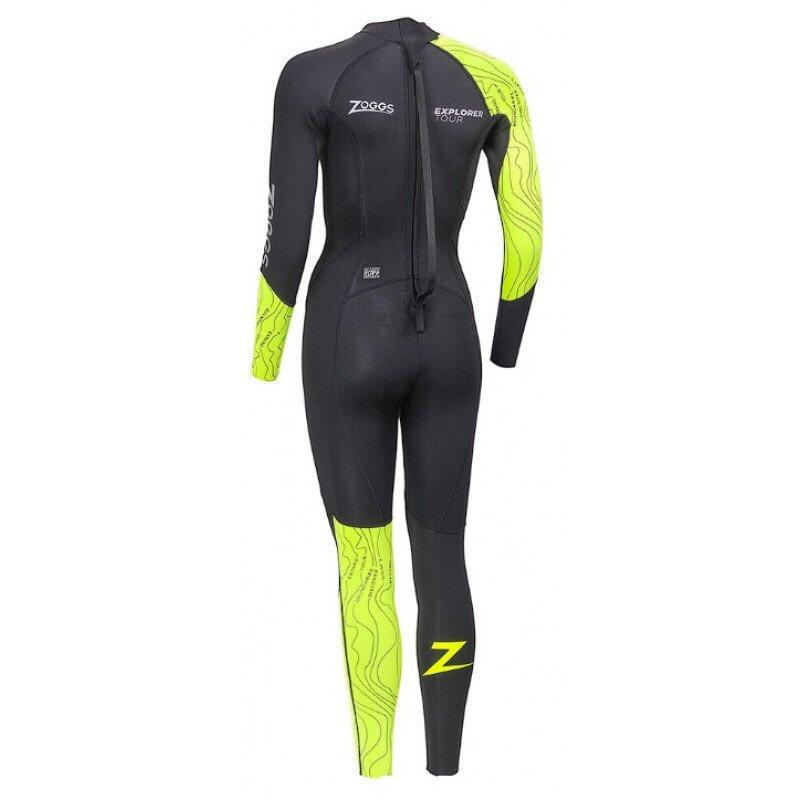 Women’s Neoprene Triathlon Wetsuit Zoggs Explorer Tour FS 3/3