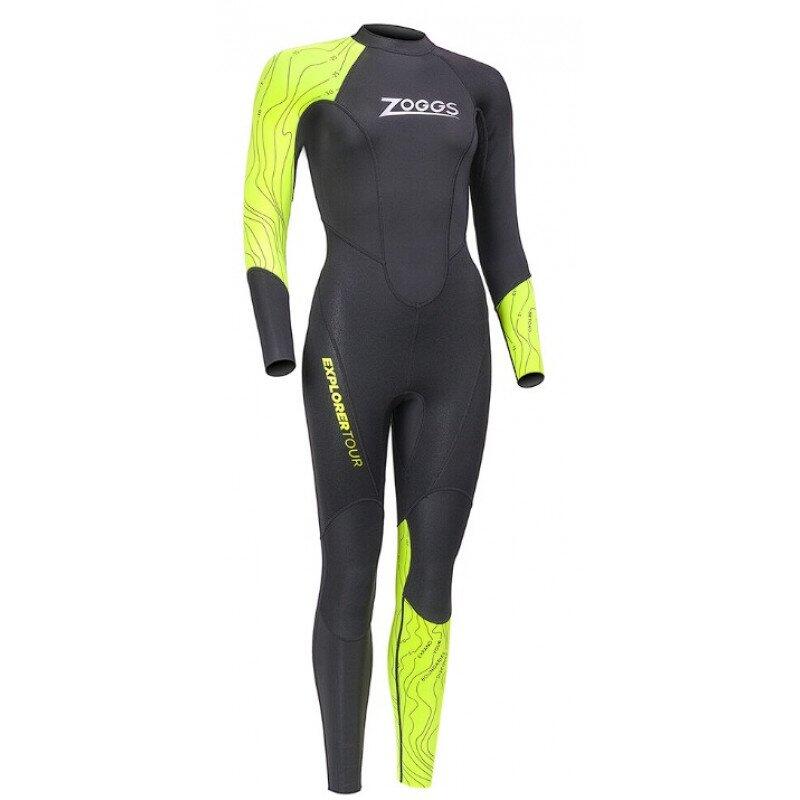 Women’s Neoprene Triathlon Wetsuit Zoggs Explorer Tour FS 2/3