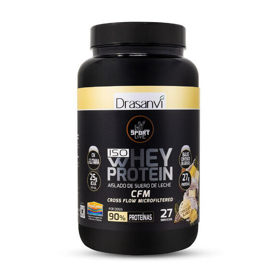 Whey Protein Isolate Sport Live - Chocolate Blanco - 800Gr - DRASANVI
