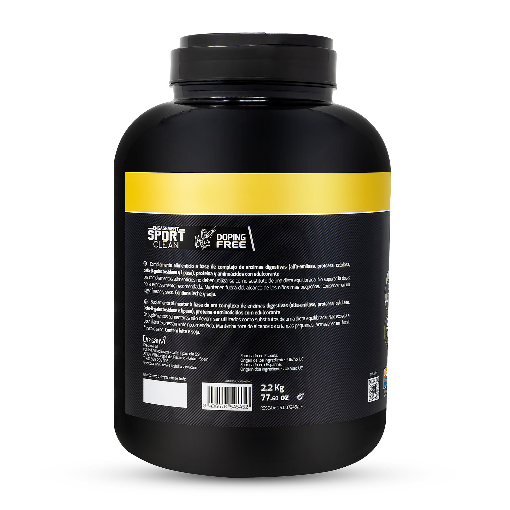 Whey Protein Isolate Sport Live - Sabor Vainilla - 2,2Kg - DRASANVI 2/6