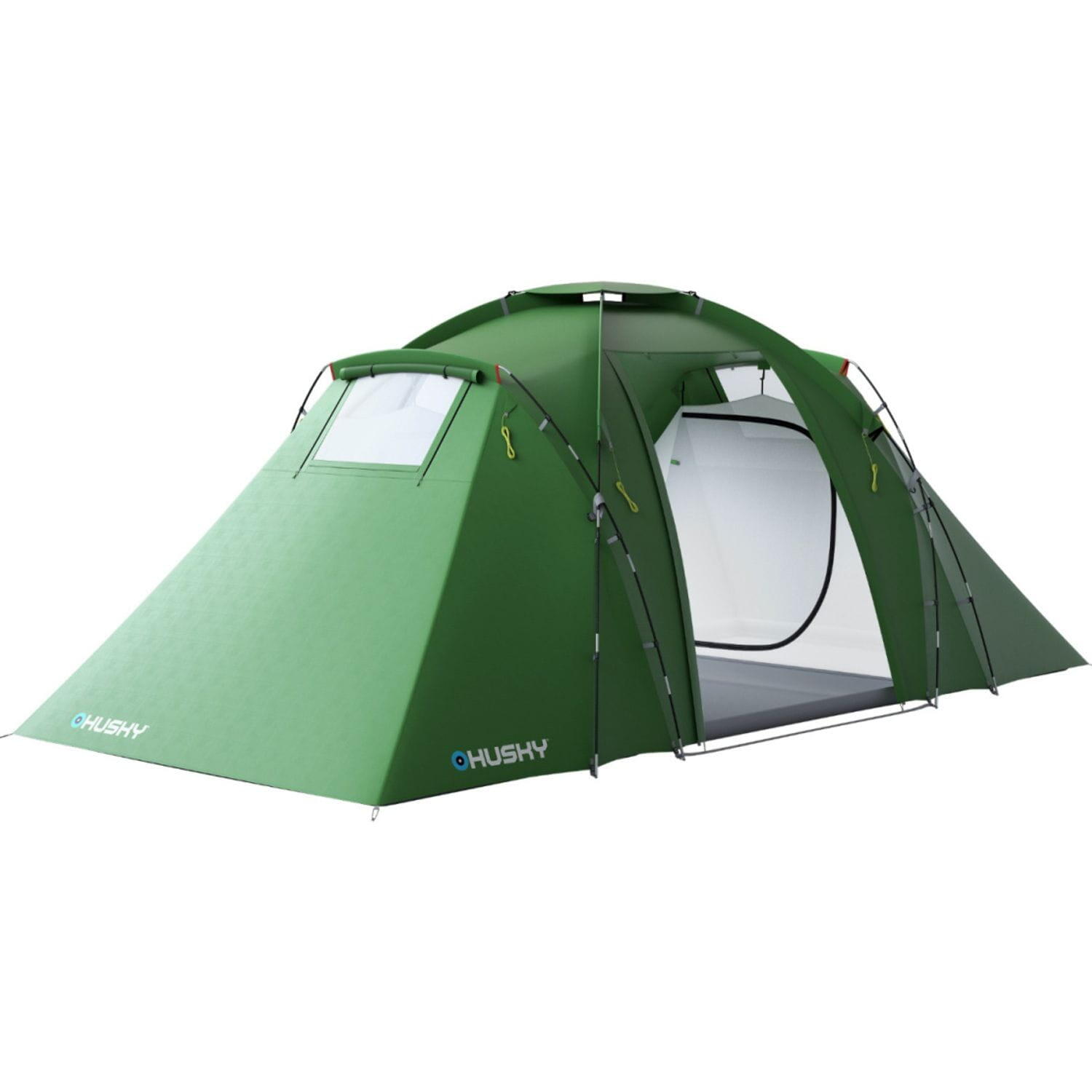 Husky - Boston 4 Dural - Tente Familiale - 4 Personnes - Vert - Tente - Vert - 4 Places - Decathlon