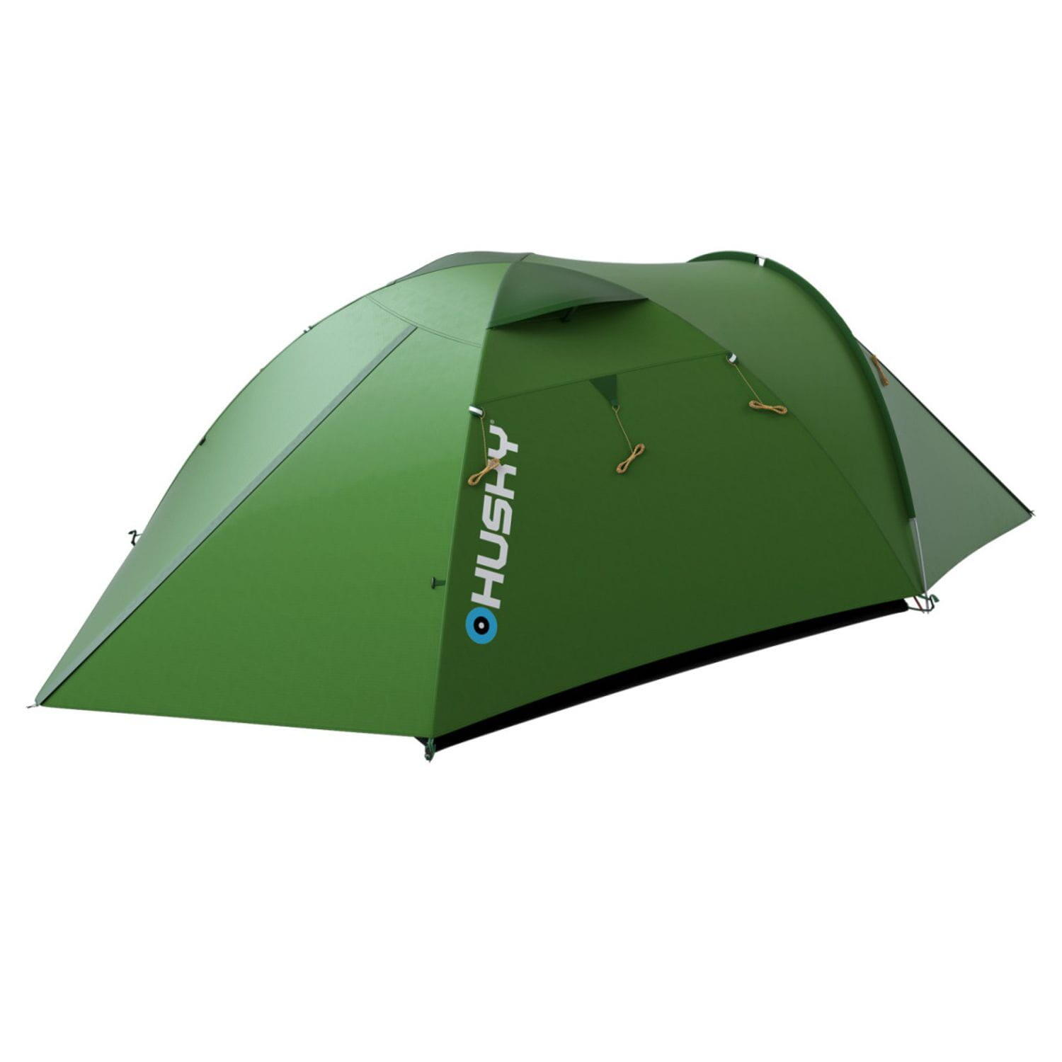 Tente Husky Baron 3 verte Duraluminium 3 places 8,8 m² Ripstop PU 6000/10000 4/5