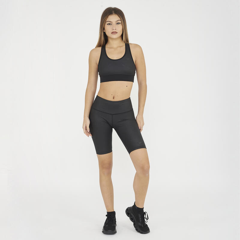 Femei Sport Pantaloni Scurti Ciclisti REA Negru