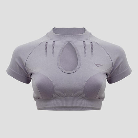 Crop top d'entraînement LEXY manches courtes 5/6