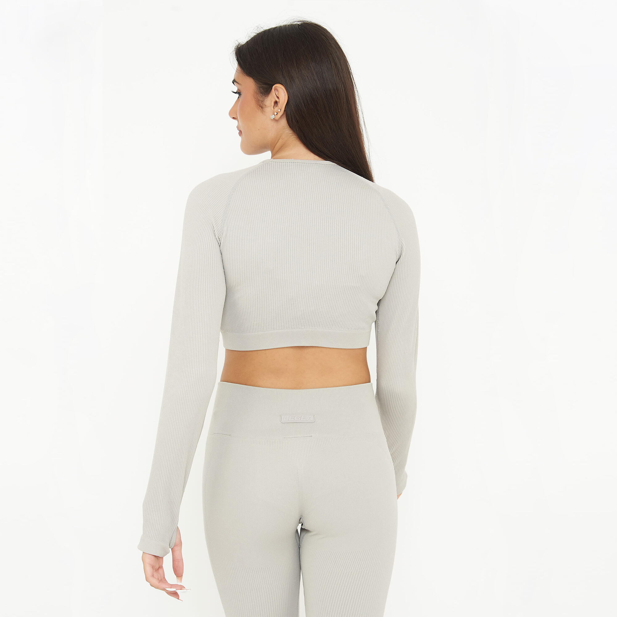 Crop Top do treningu IMALA z długim rękawem