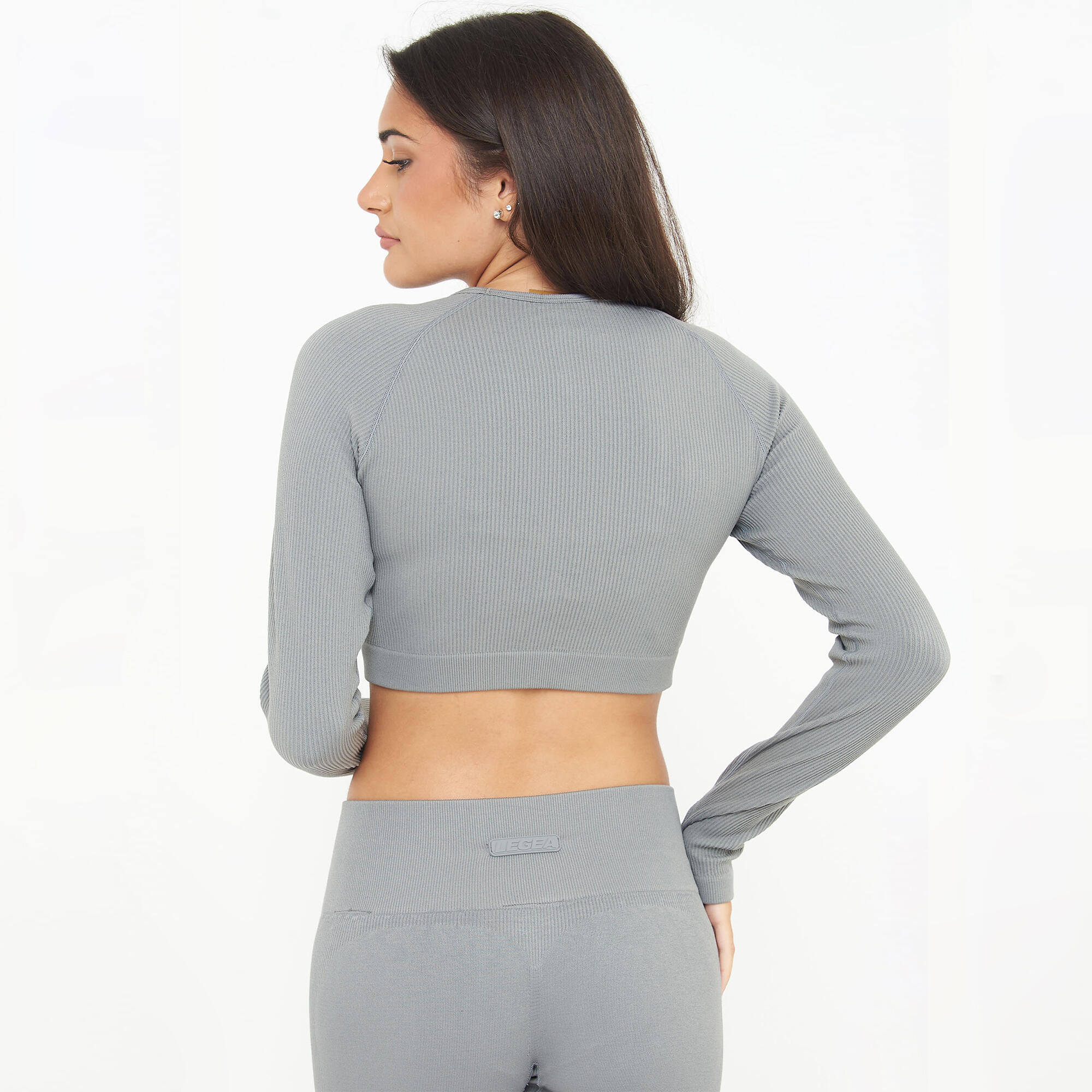 Crop top d'entraînement IMALA manches longues 2/6