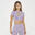 Crop Top de antrenament LEXI cu mâneci scurte