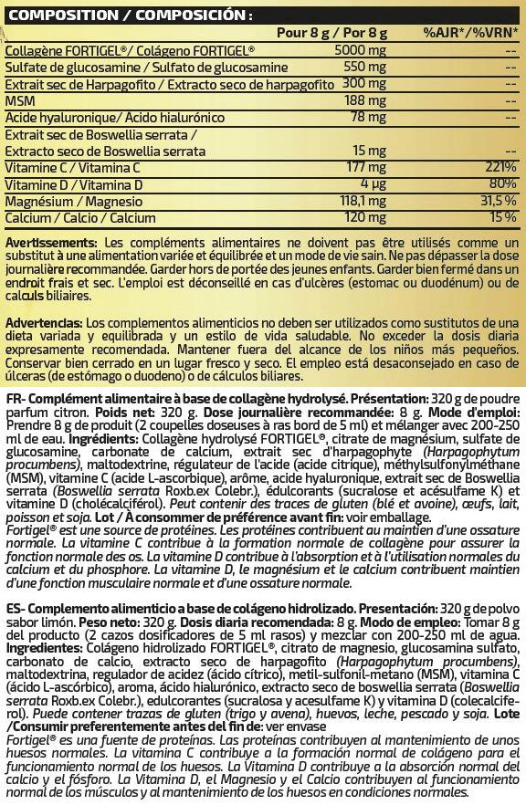 Fortigel Collagen - 320g Limone IO.Genix 2/3