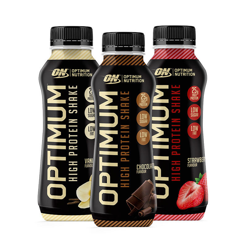 Optimum Nutrition - High Protein Shake - 330ml Chocolat De Optimum Nutrition - Shake Protéiné - Taille Unique - Decathlon