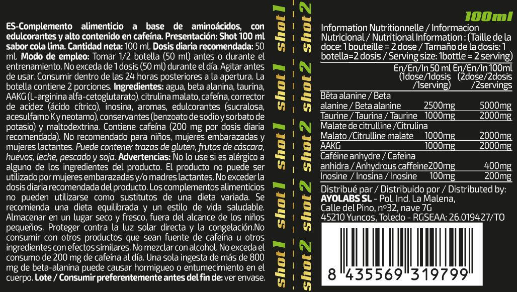 IO.PUMP Doble Shot - 100ml Lima e cauda da IO.Genix 2/2