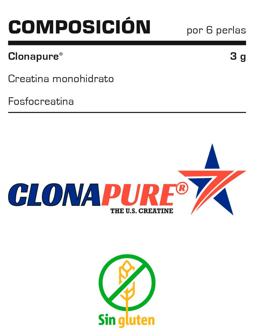 Creatina ClonaPure - 90 Perlas VitoBest 3/4