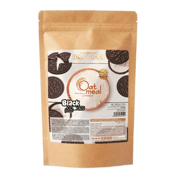 IO.GENIX Harina de Avena - 1 Kg Black Cookies de IO.Genix