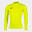 Camiseta Manga Larga Fitness Adulto Joma Brama Academy Amarillo Flúor