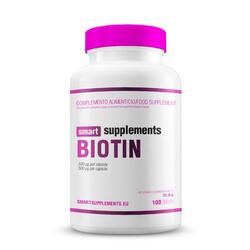 Biotina - 100 Cápsulas de Smart Supplements