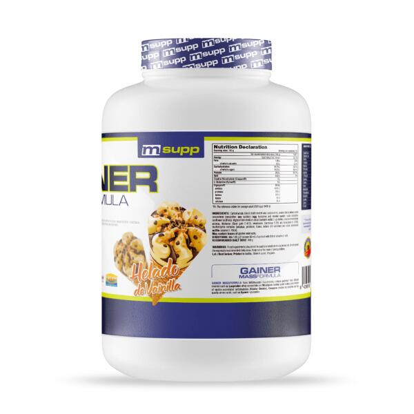 Gainer MASS Formula - 3 Kg di gelato alla vaniglia MM Supplements 3/4