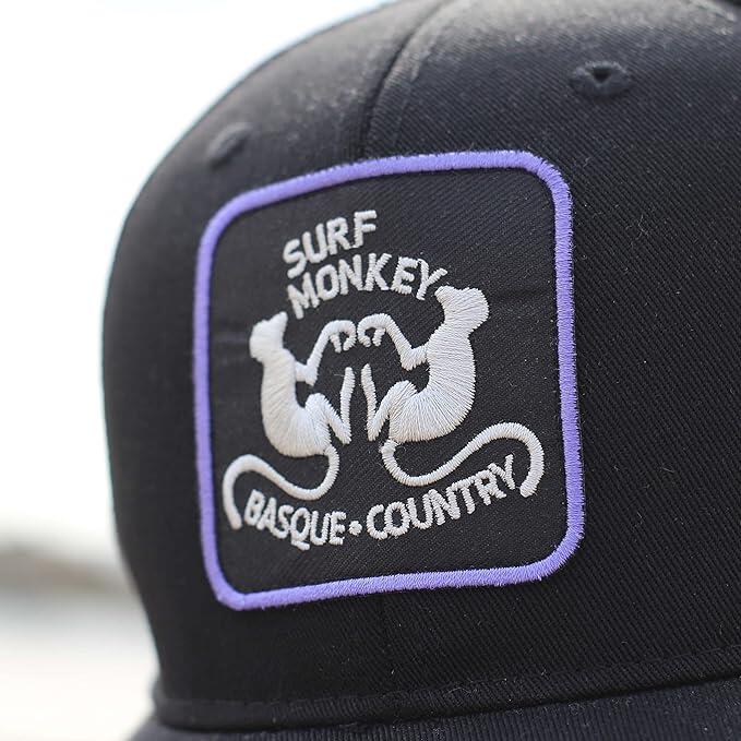 Casquette Trucker -Polyester recyclé - 6 panneaux /Adulte /Taille unique (Noir) 3/6