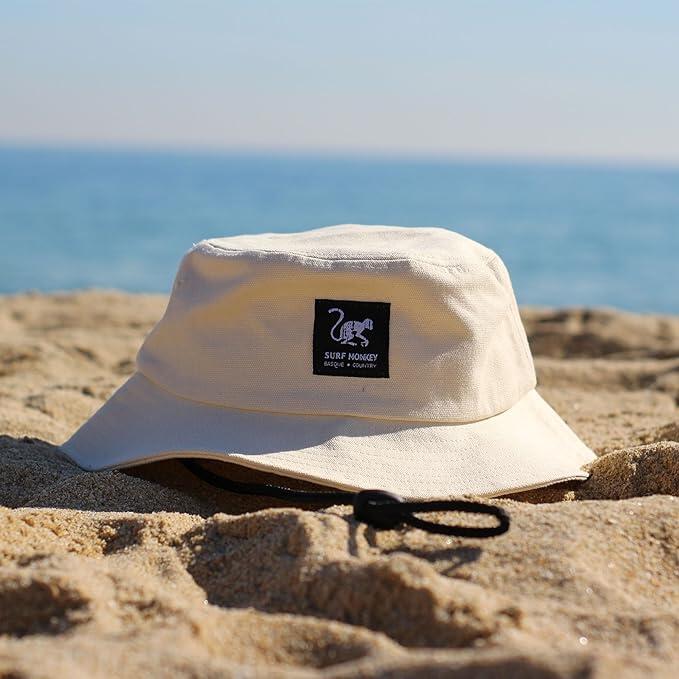 Chapeau de trekking avec cordon – coton – S/M (Sable) 2/5