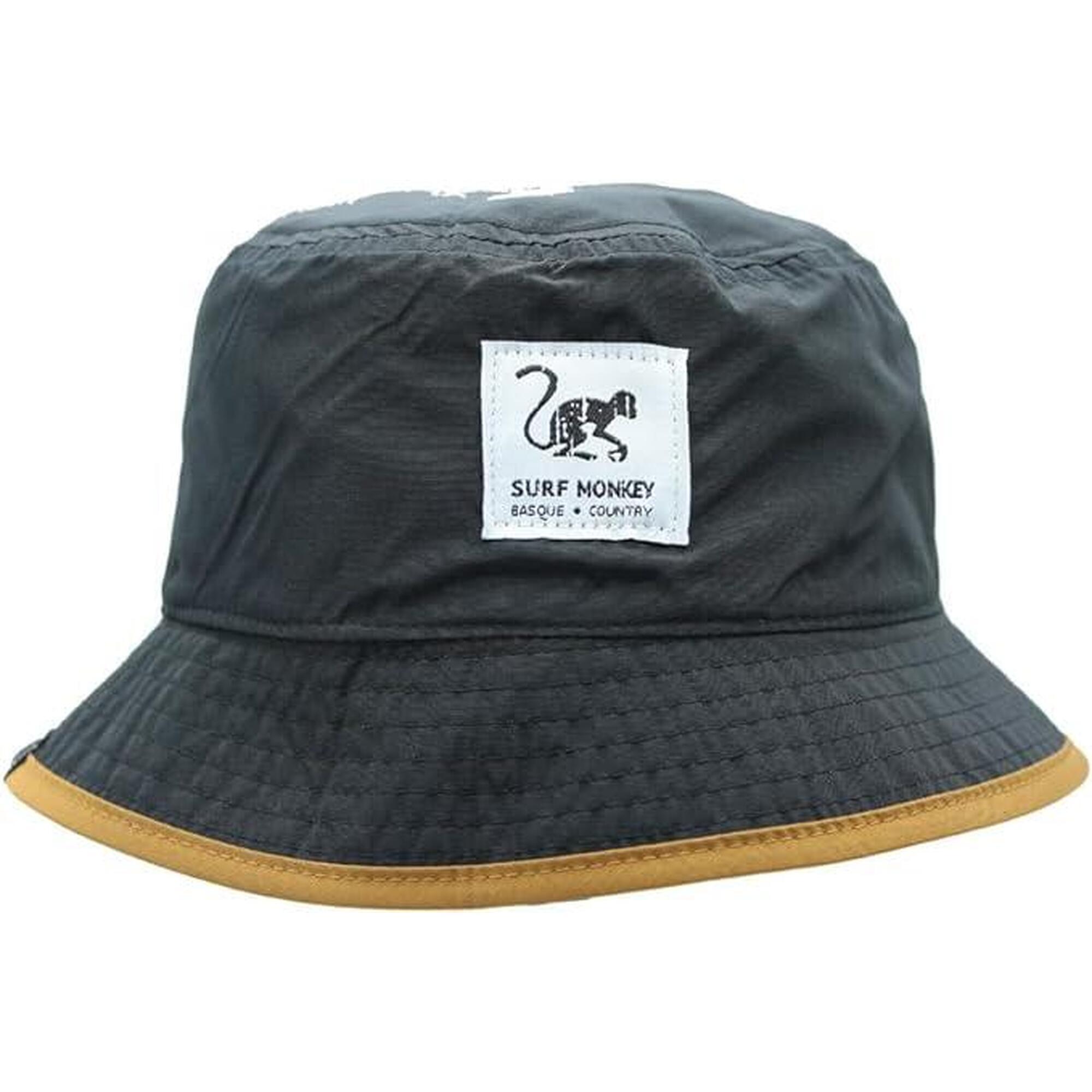 Recycled Bucket hat - Waterproof - Talla única - Reversible (Naranja/Negro)