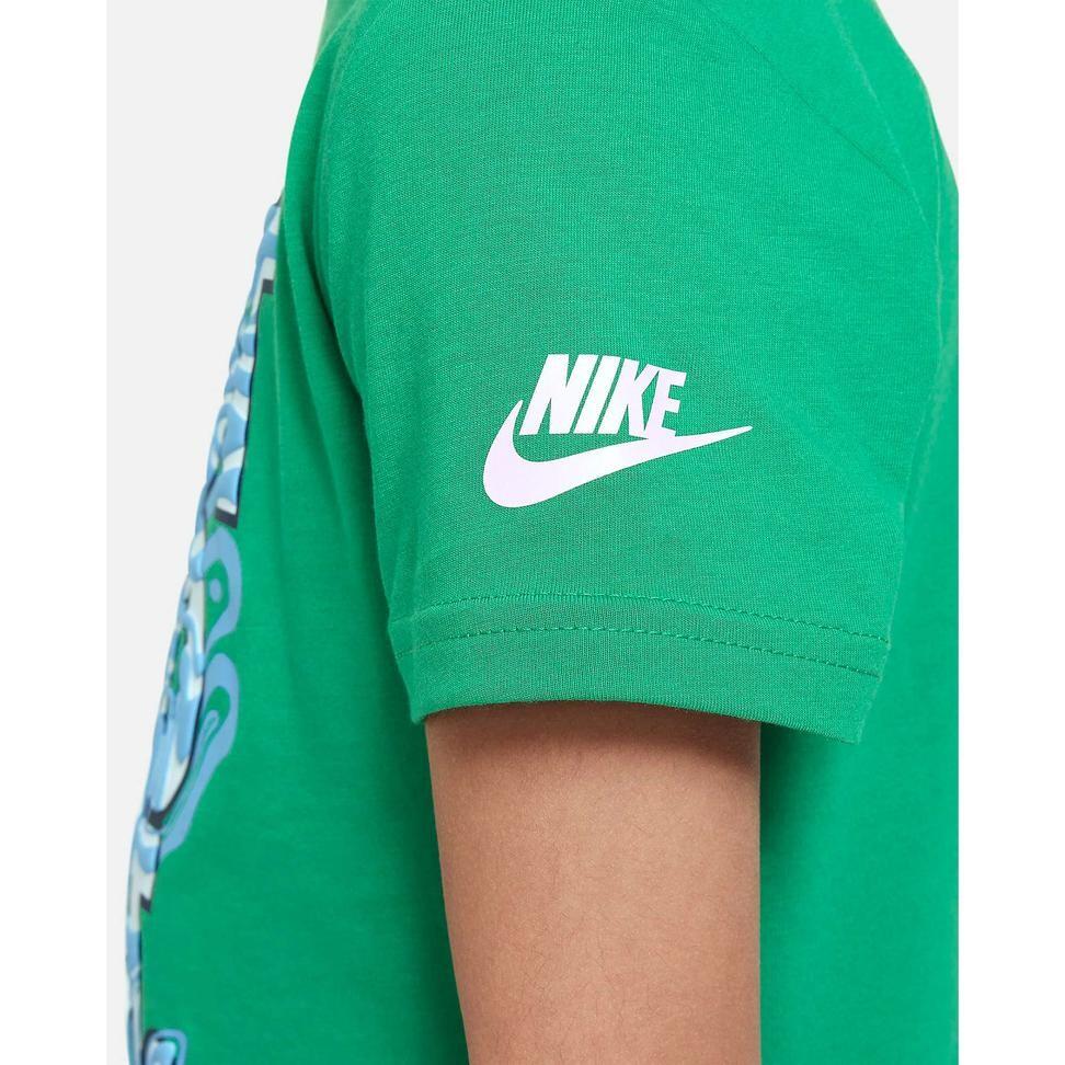 T-shirt bambino nike just do it - verde 3/5
