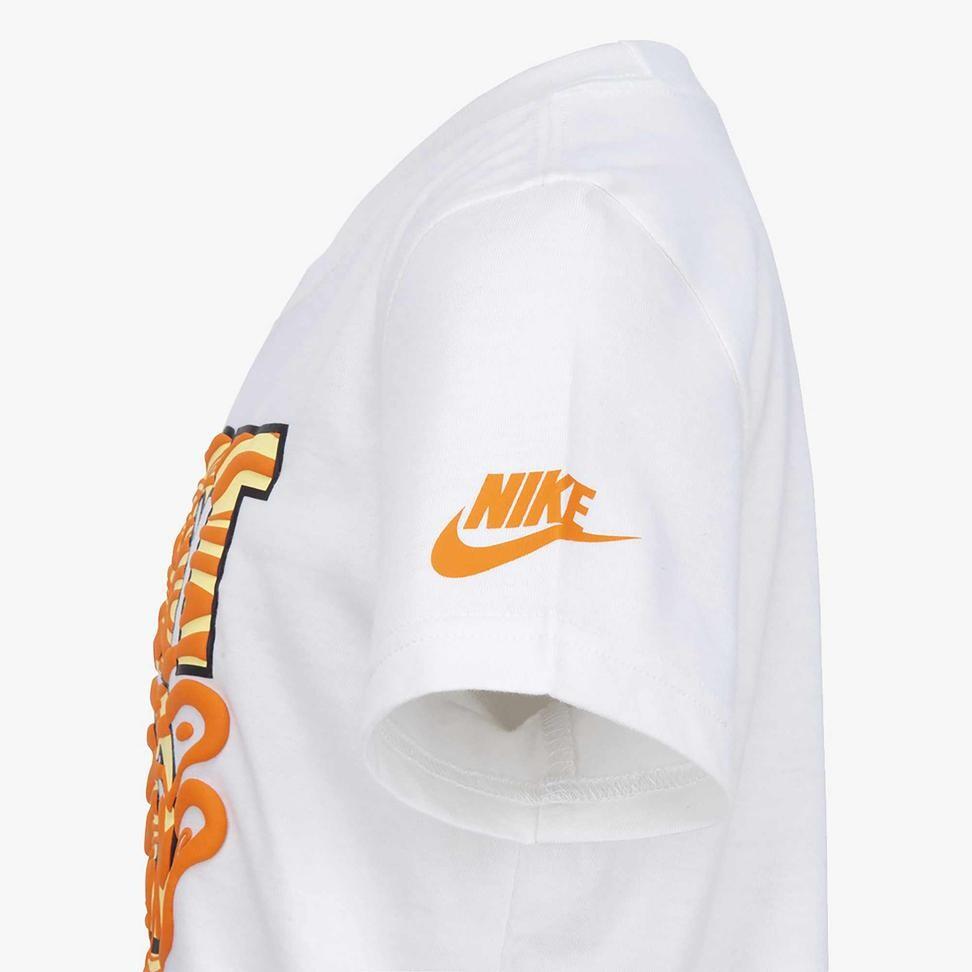 T-shirt bambino nike just do it - bianco 3/4