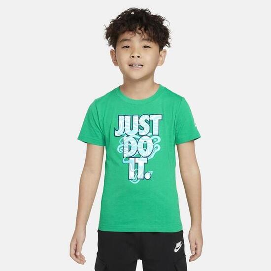 T-shirt bambino nike just do it - verde