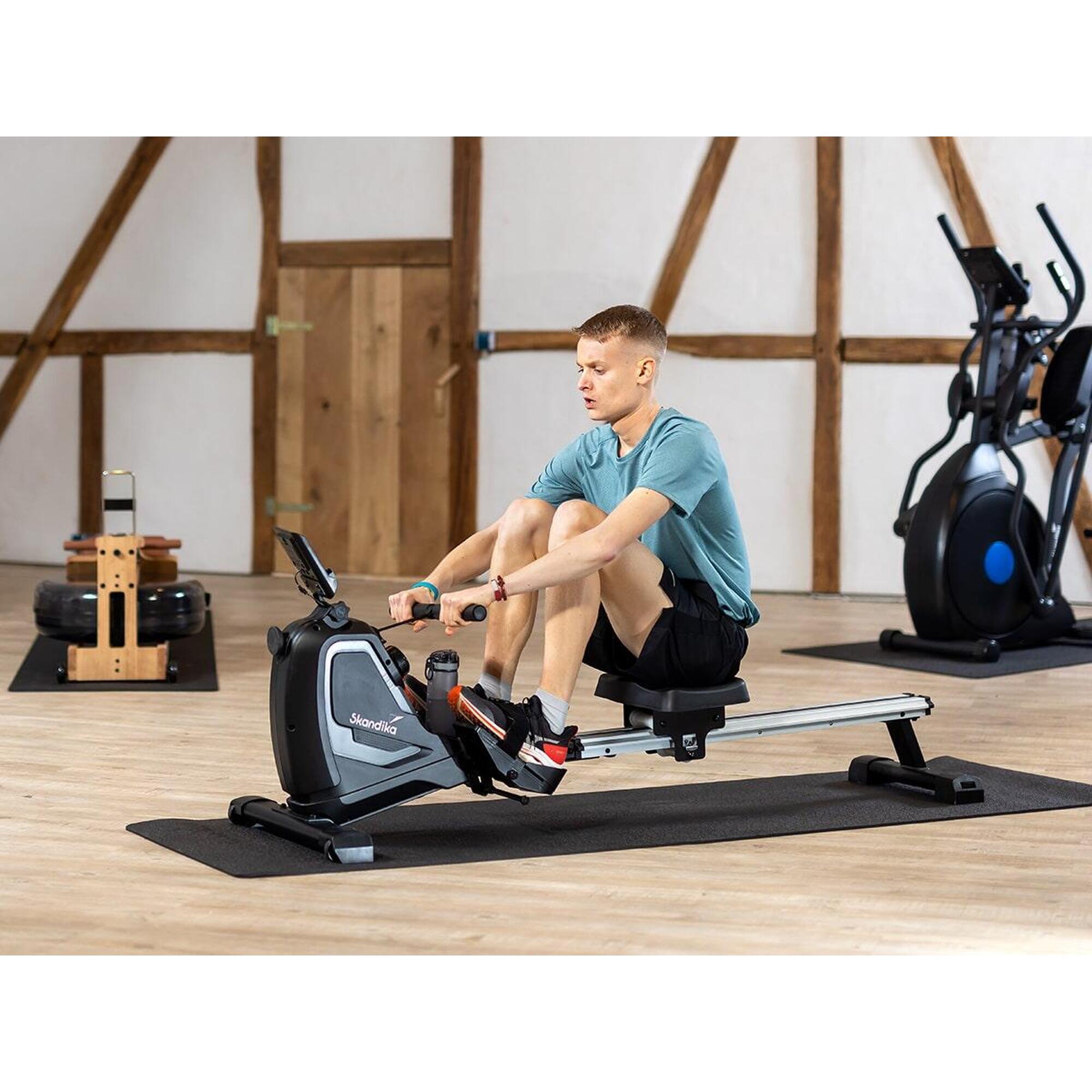 Rameur d appartement Venn Fitness Magnetique Bluetooth Compatible Kinomap SKANDIKA Decathlon