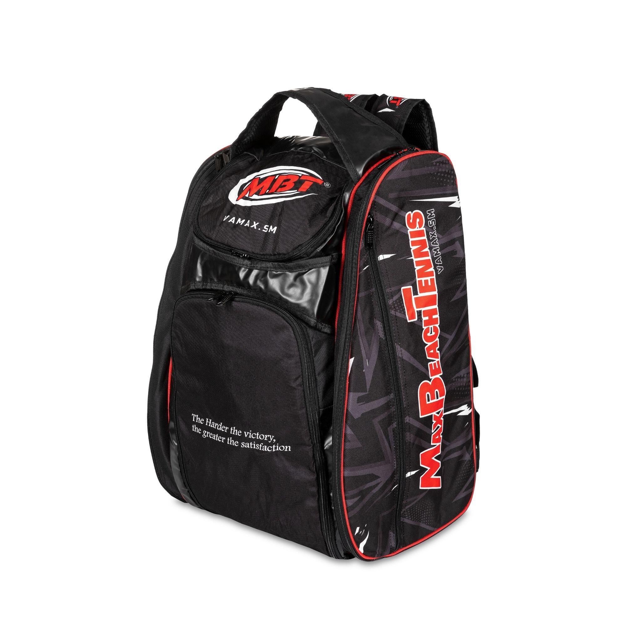 Borsone MBT ELECTRA RED BLACK Beachtennis/Padel/Racket Sport 2/2