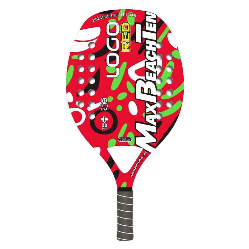 Racchetta Beach Tennis MBT LOGO Red