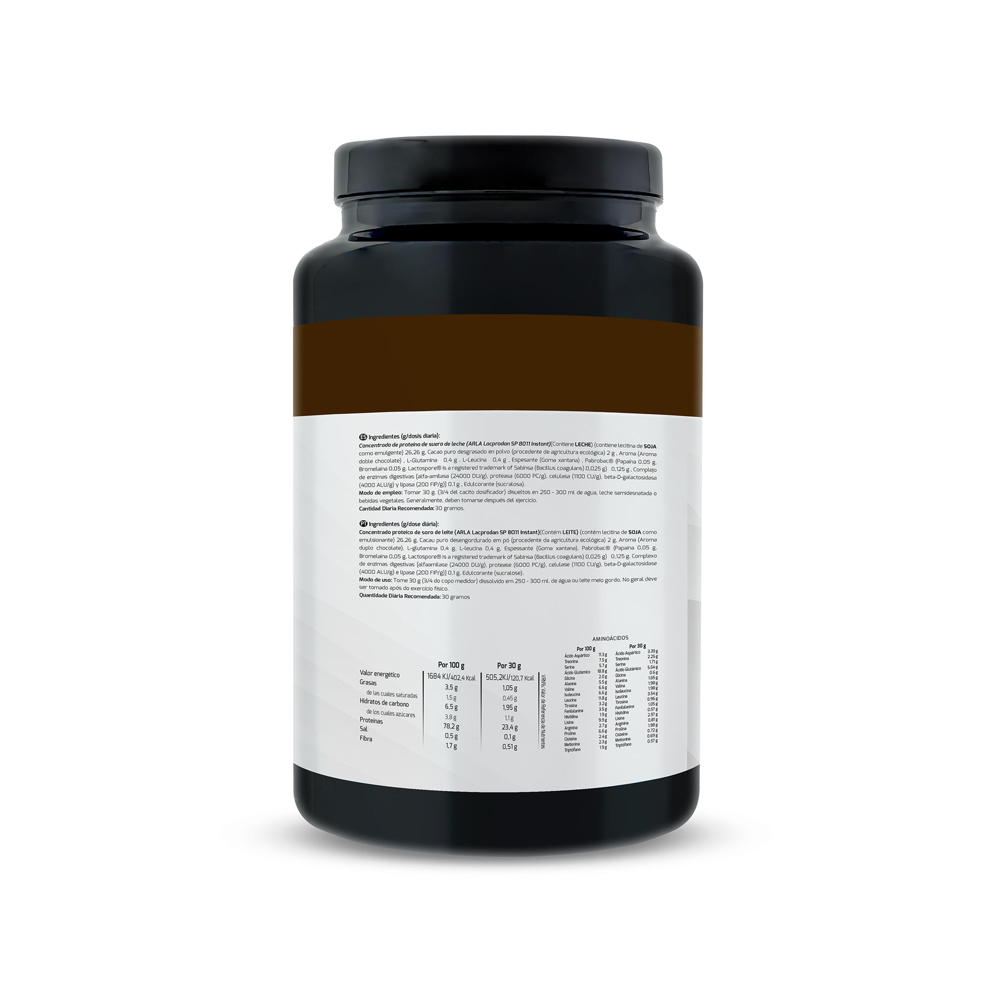 Whey Protein Concentrada Sport Live - Doble Chocolate - 750Gr - DRASANVI 2/6