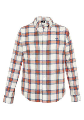 Hemd mit Karomuster und Button-down-Kragen