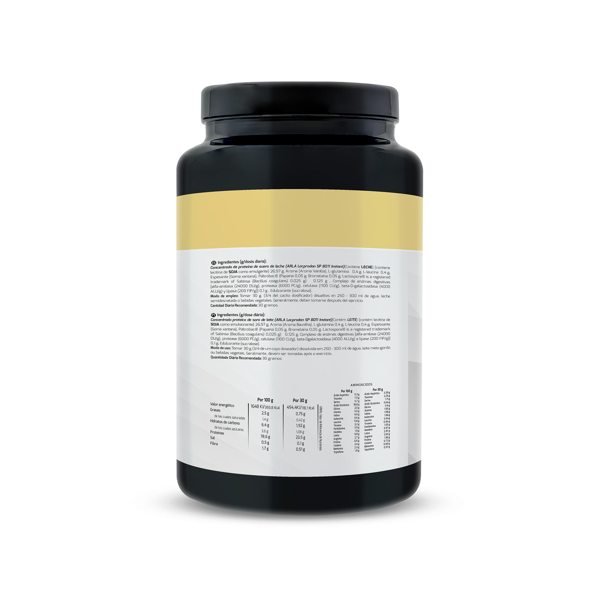 Whey Protein Concentrada Sport Live - Vainilla - 750Gr - DRASANVI 2/6
