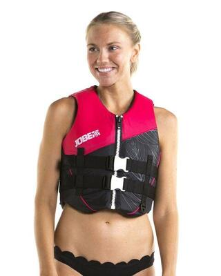 NYLON Hot Pink Damen 50N Schwimmweste für Jetski Wakeboard Boot SUP Wasserski