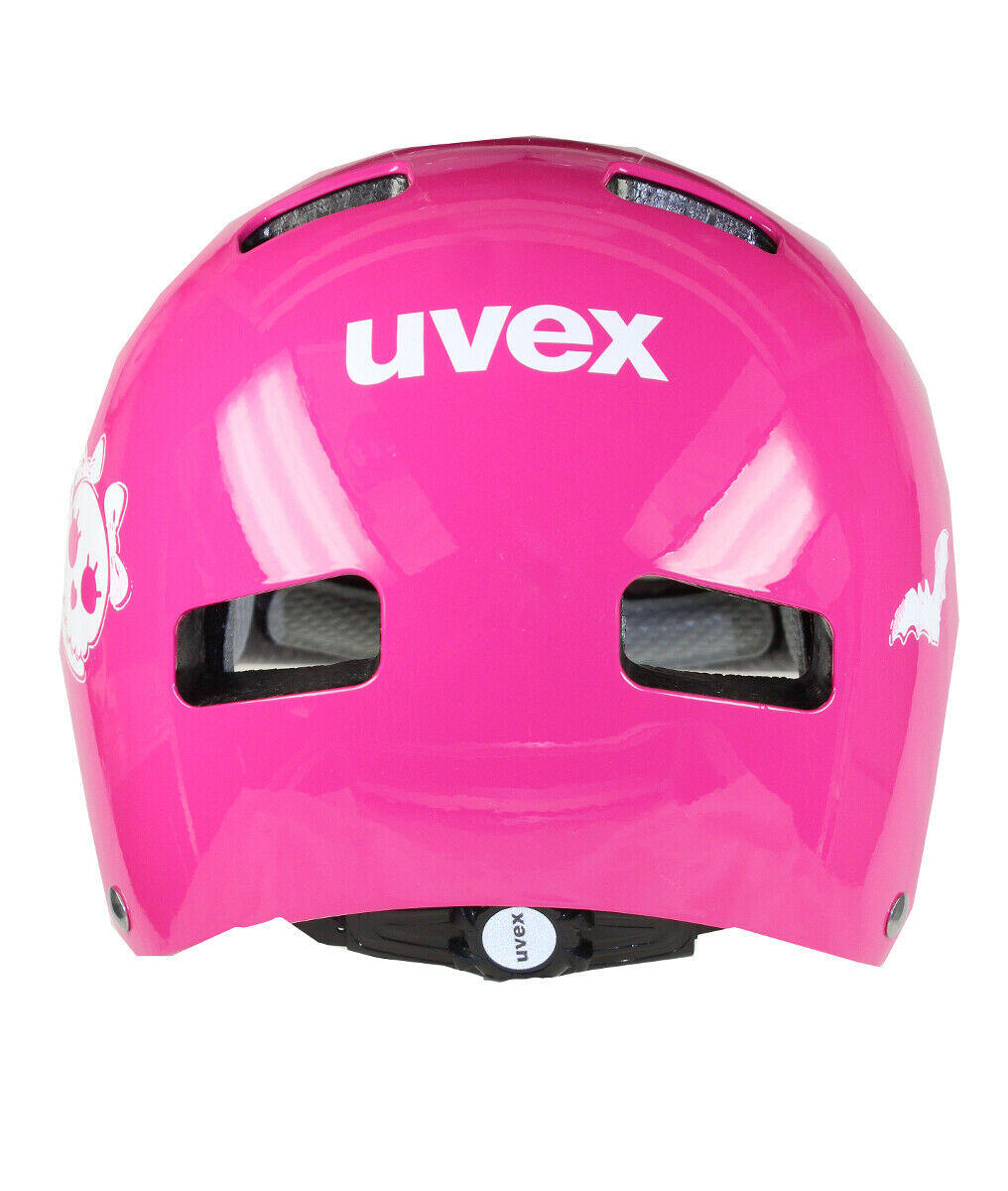Kid 3 Dirtbike scary-pink neon Fahrrad Inline Scooter Skate Kinder Helm Retro 3/7