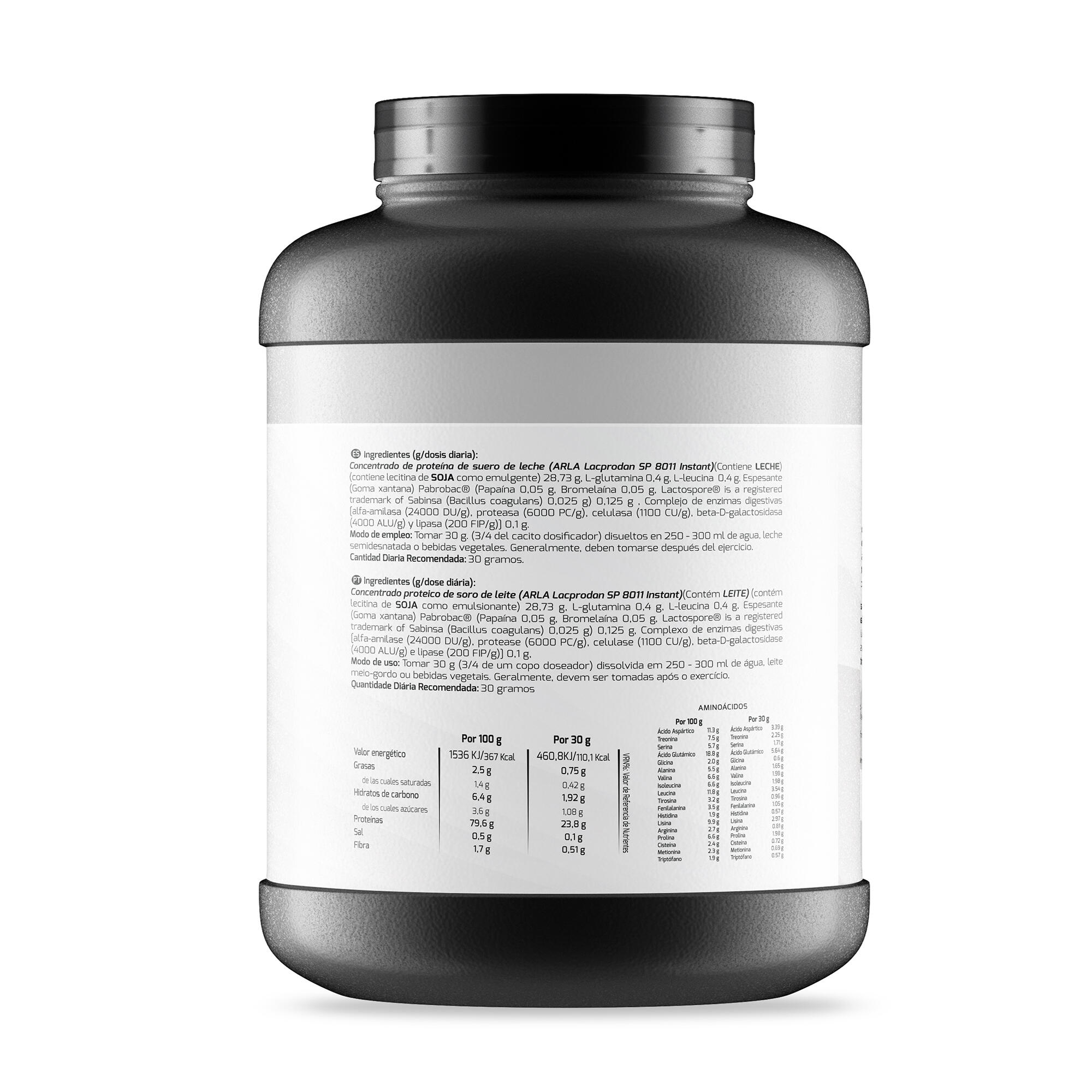 Whey Protein Concentrada Sport Live - Sabor Neutro - 1,45Kg - DRASANVI 2/6