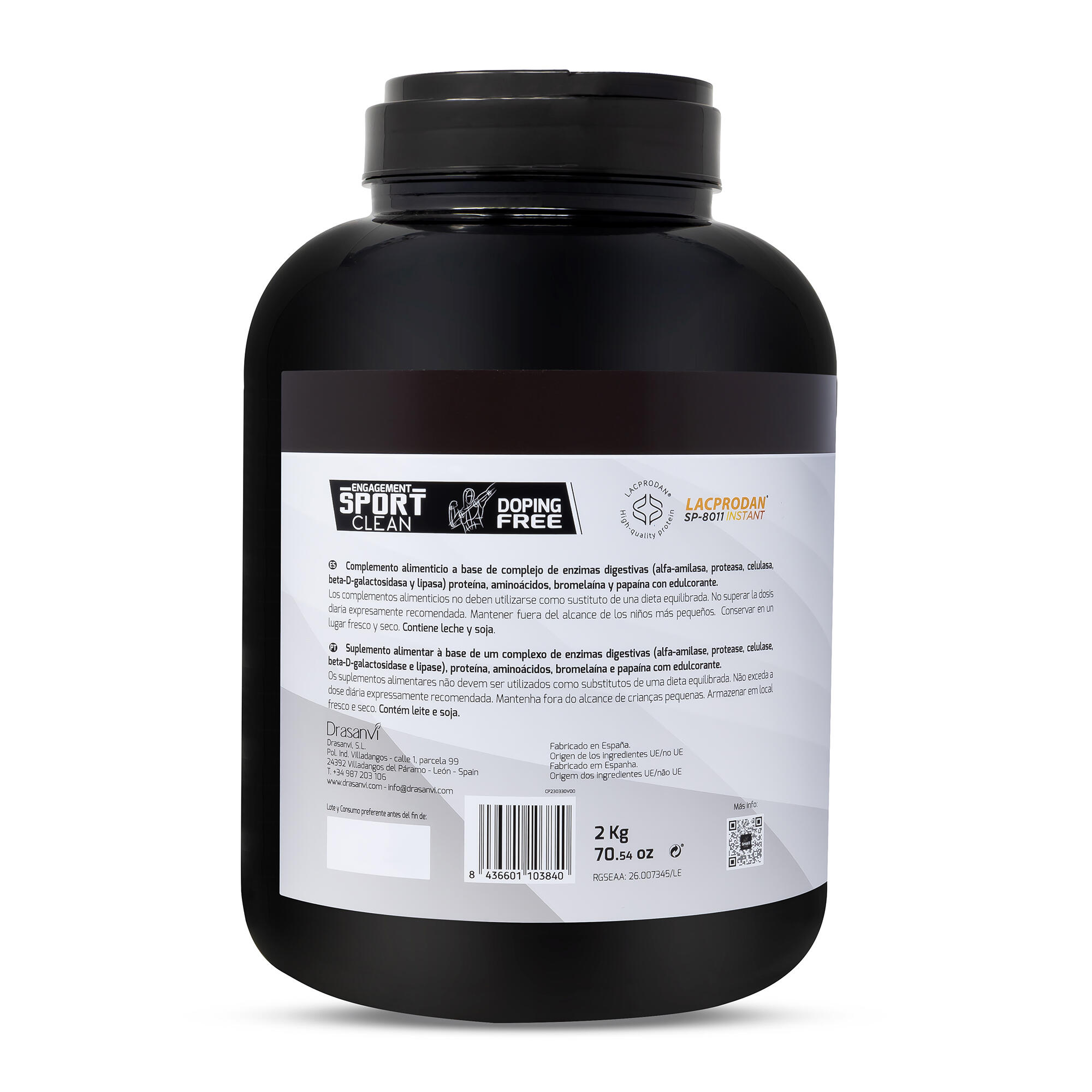 Whey Protein Concentrada Sport Live - Doble Chocolate - 2Kg - DRASANVI 3/6