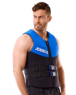 NEOPREN Blue Herren 50N Schwimmweste für Jetski Wakeboard Boot SUP Wasserski