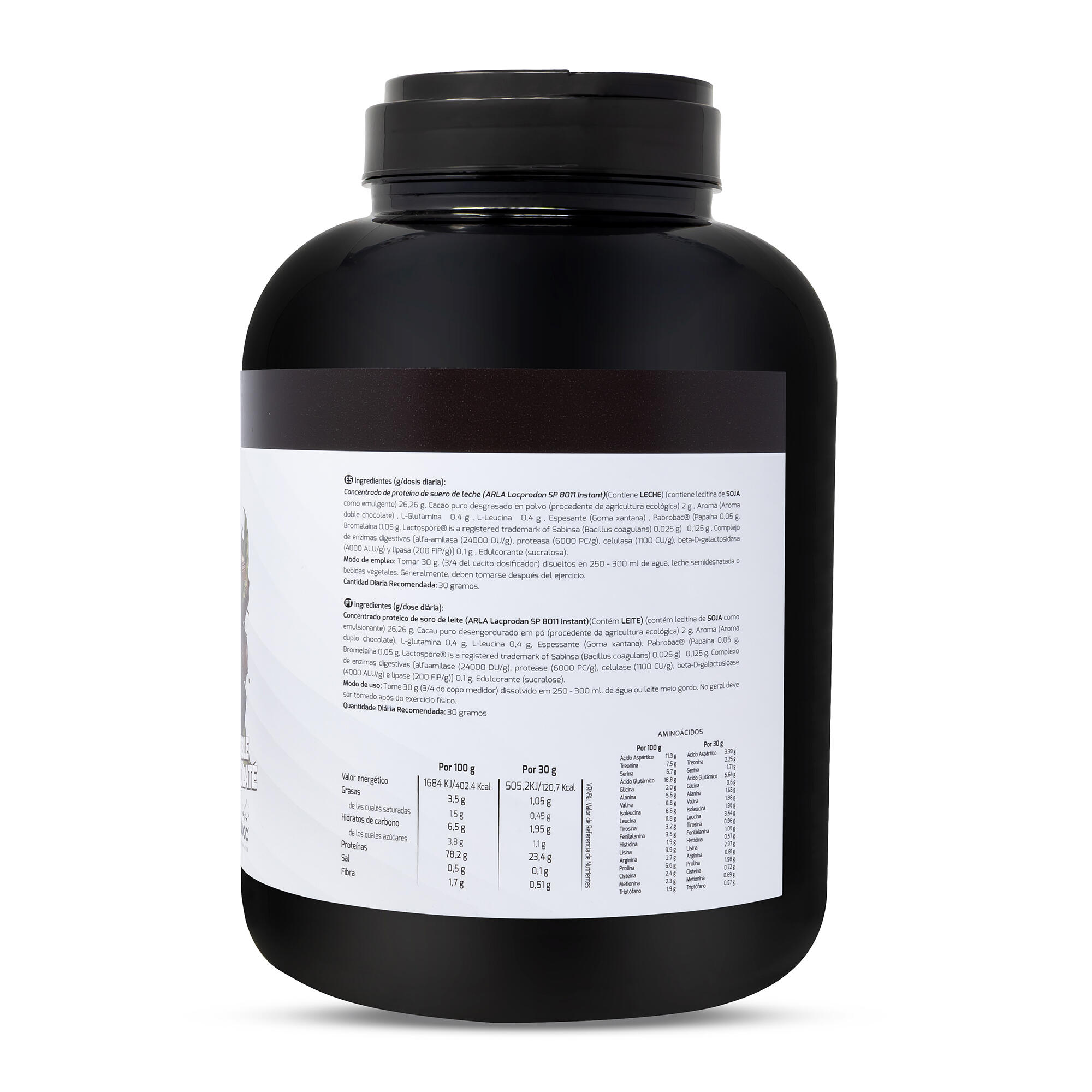 Whey Protein Concentrada Sport Live - Doble Chocolate - 2Kg - DRASANVI 2/6