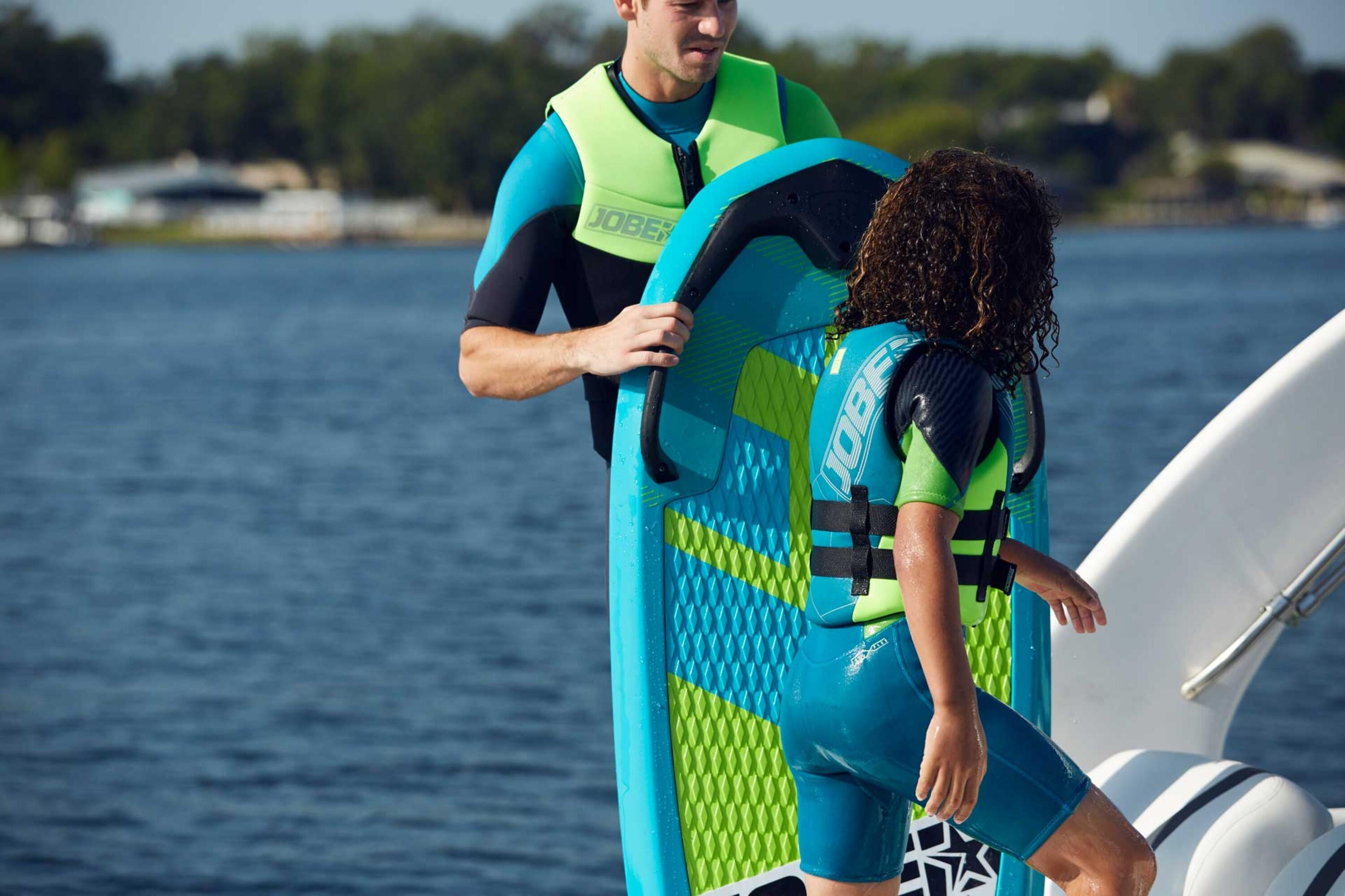 NEOPREN Lime Green Herren 50N Schwimmweste für Jetski Wakeboard Boot SUP 7/7