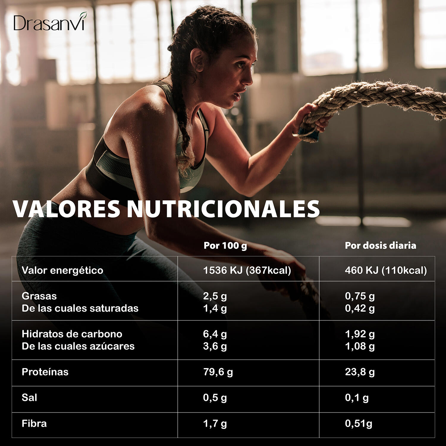 Whey Protein Concentrada Sport Live - Sabor Neutro - 2Kg - DRASANVI 5/6