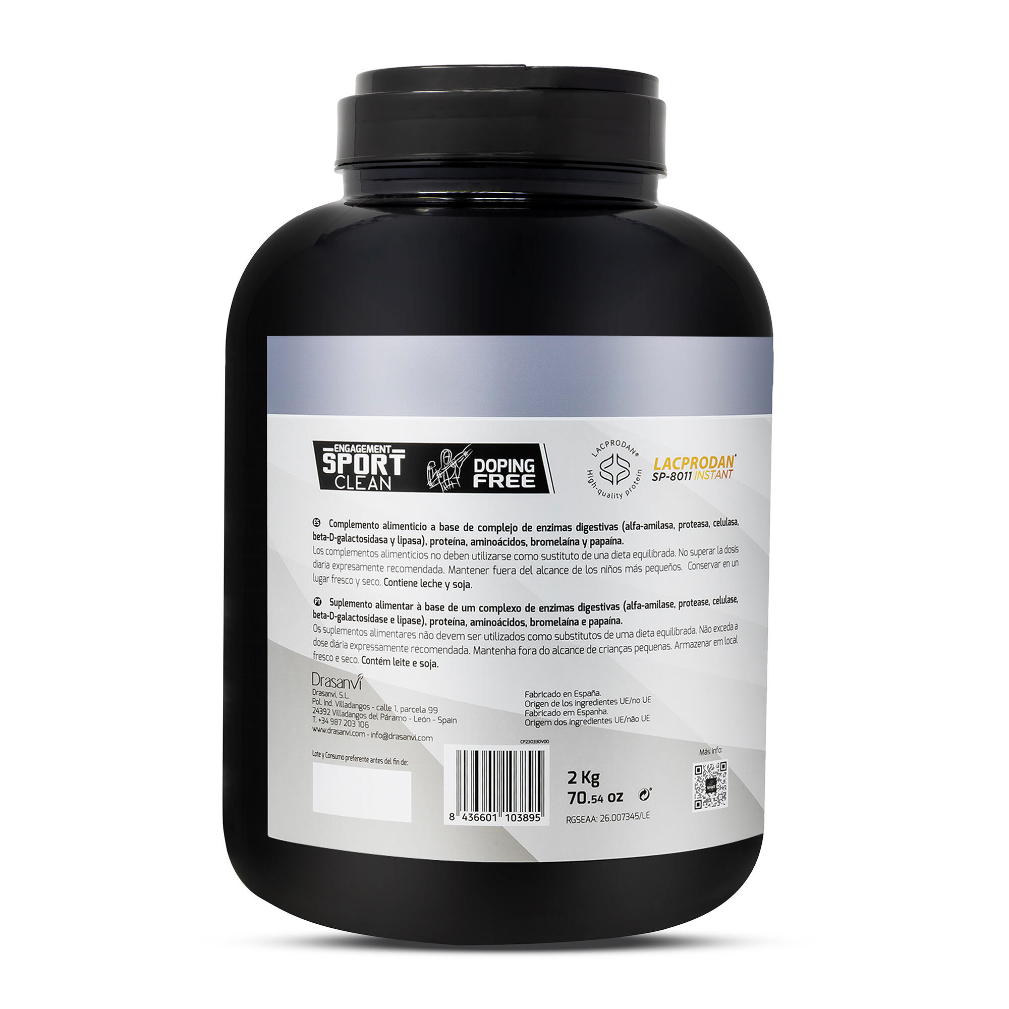 Whey Protein Concentrada Sport Live - Sabor Neutro - 2Kg - DRASANVI 3/6