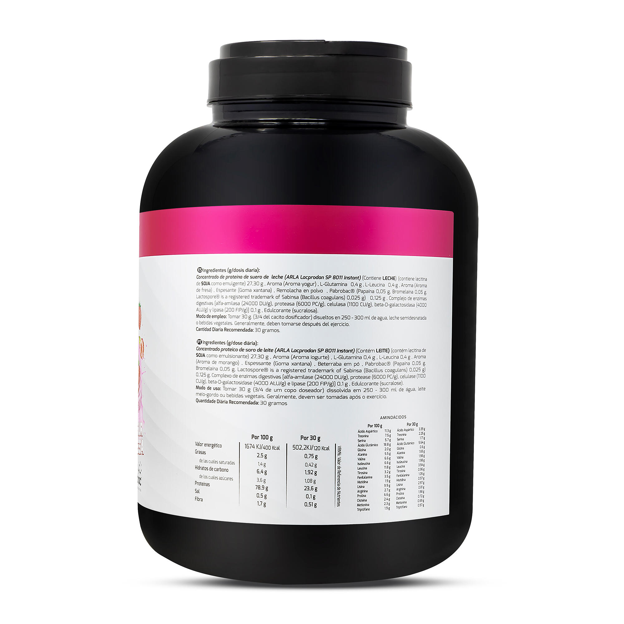Whey Protein Concentrada Sport Live - Yogur Fresa - 2Kg - DRASANVI 2/6